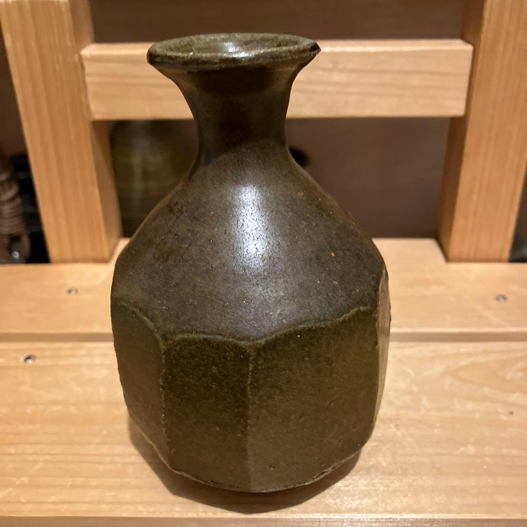 鈴木照雄　面取徳利　民藝