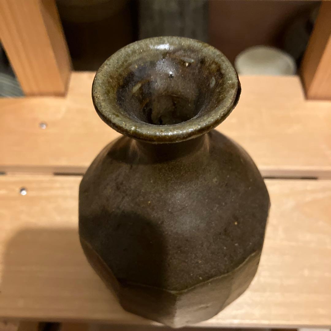 鈴木照雄　面取徳利　民藝