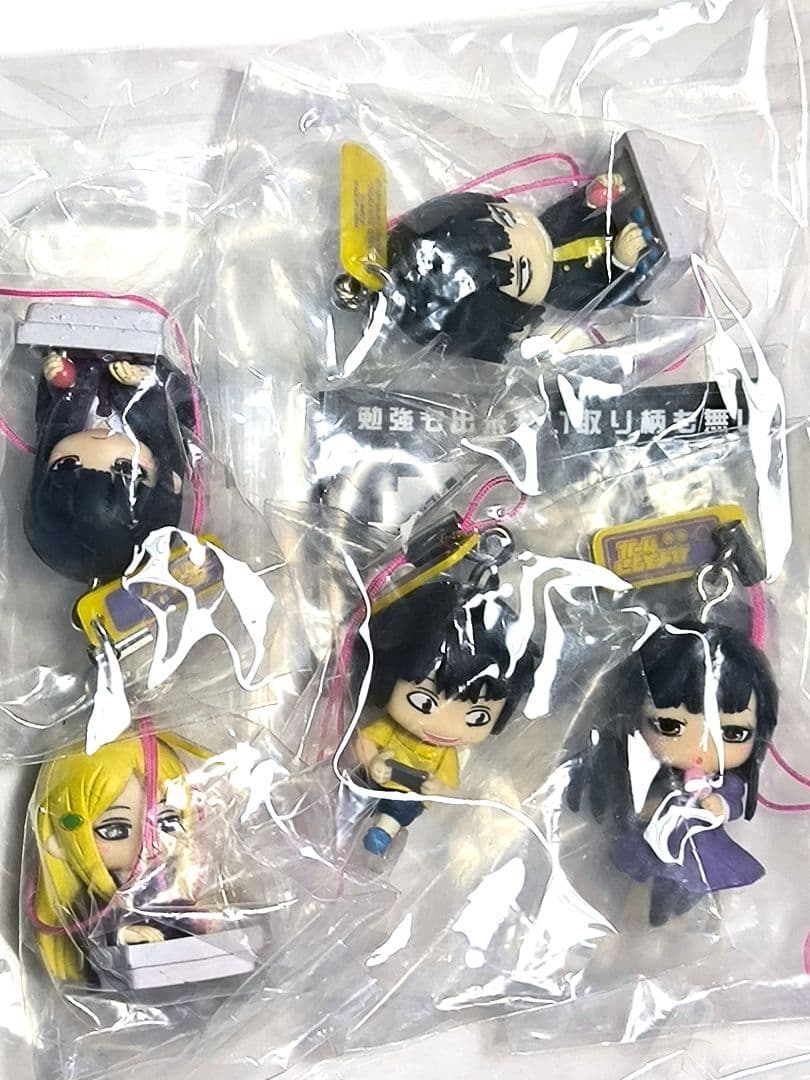 ハイスコアガール　フィギュア　ストラップ　5種セット