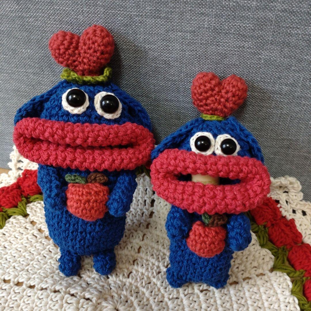 受注制作 パクパクモンスター キーケース＆リップケース セット