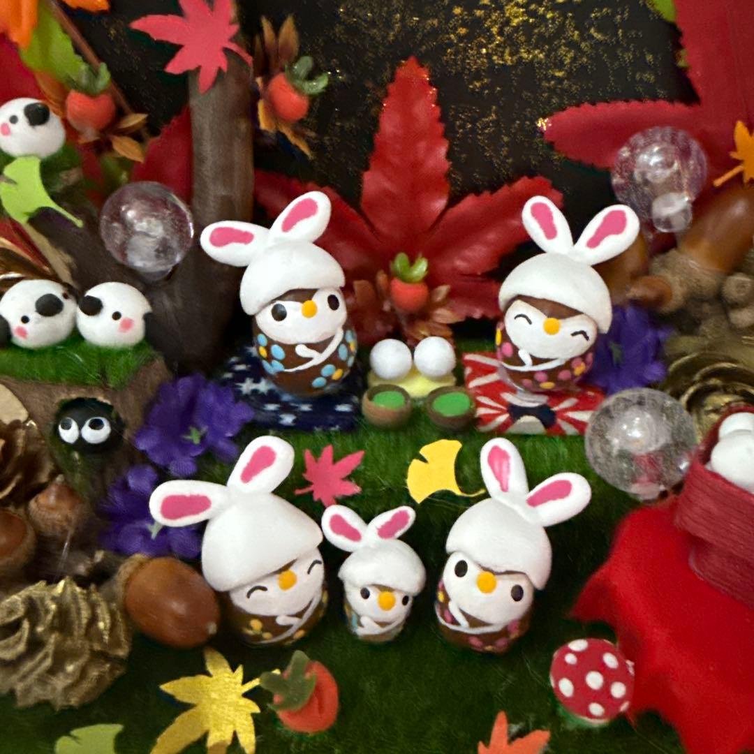 どんぐりアート♡秋のオブジェ＆お月見オブジェ♡