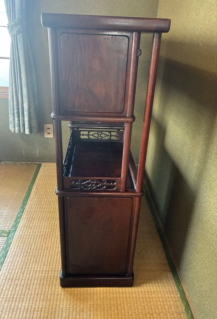 【美品】和風アンティーク 飾り棚 茶箪笥