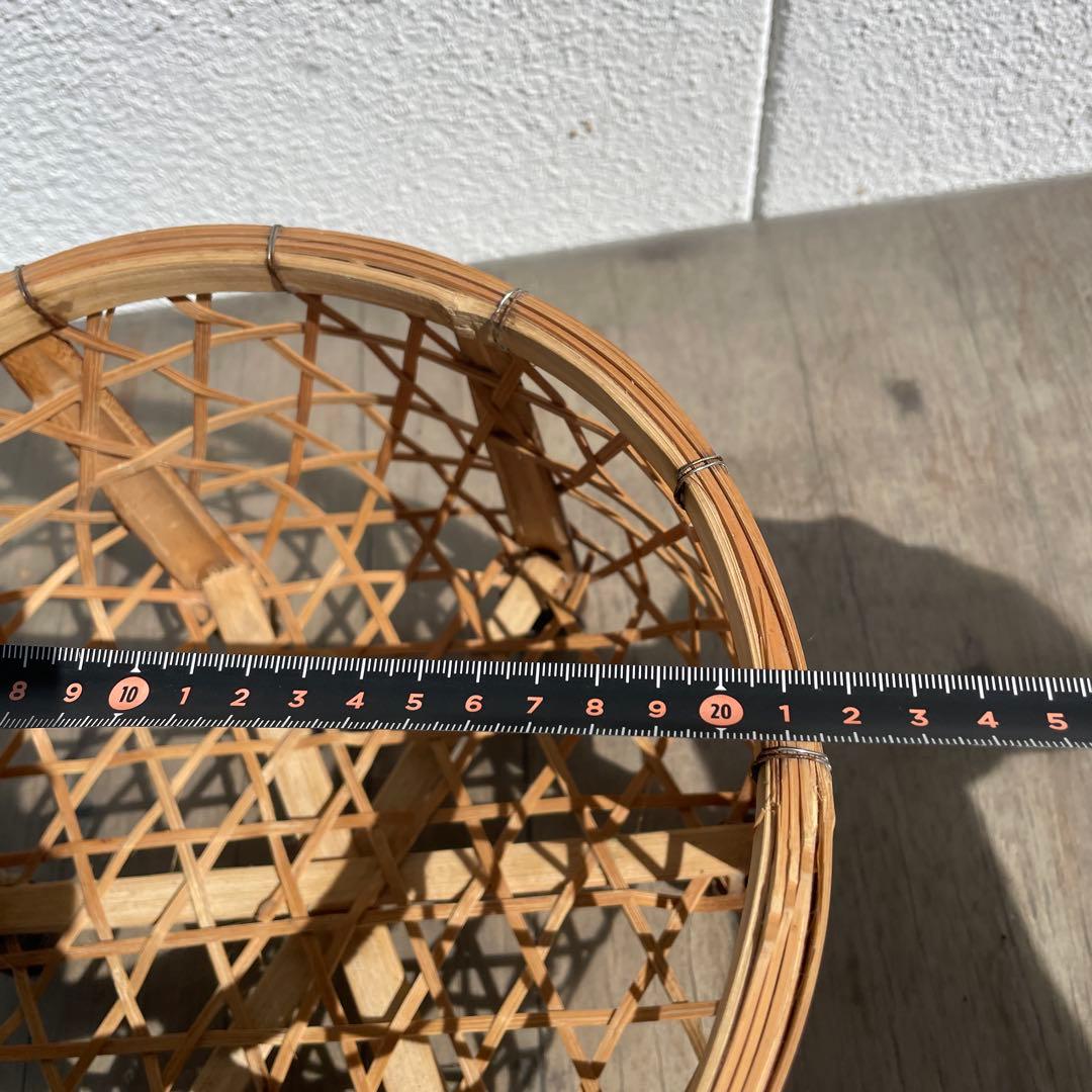 昭和レトロ　竹籠　竹細工❻個セット