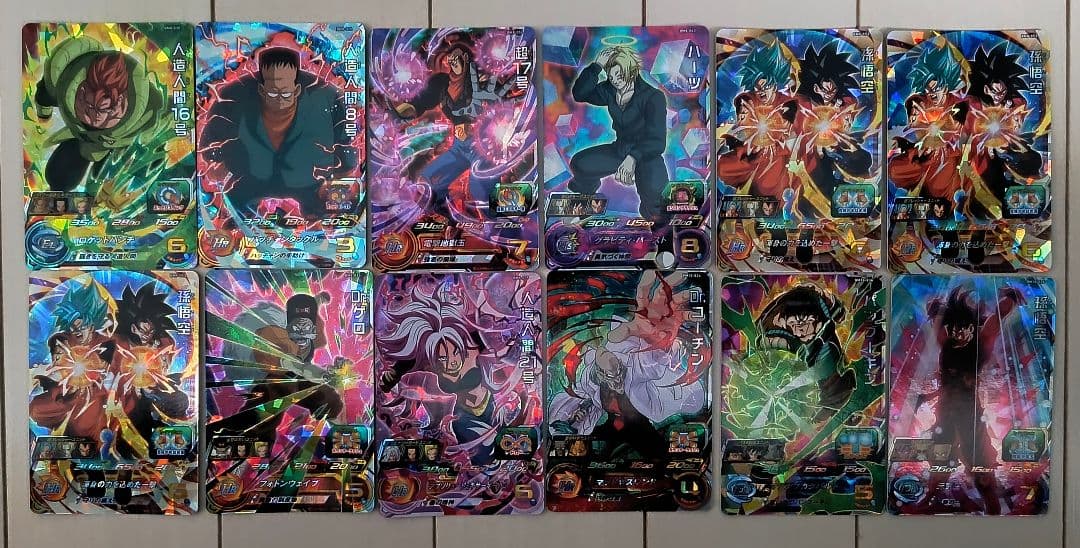 ドラゴンボールヒーローズ（旧弾 SH弾 UM弾 BM弾）SR 347枚まとめ売り