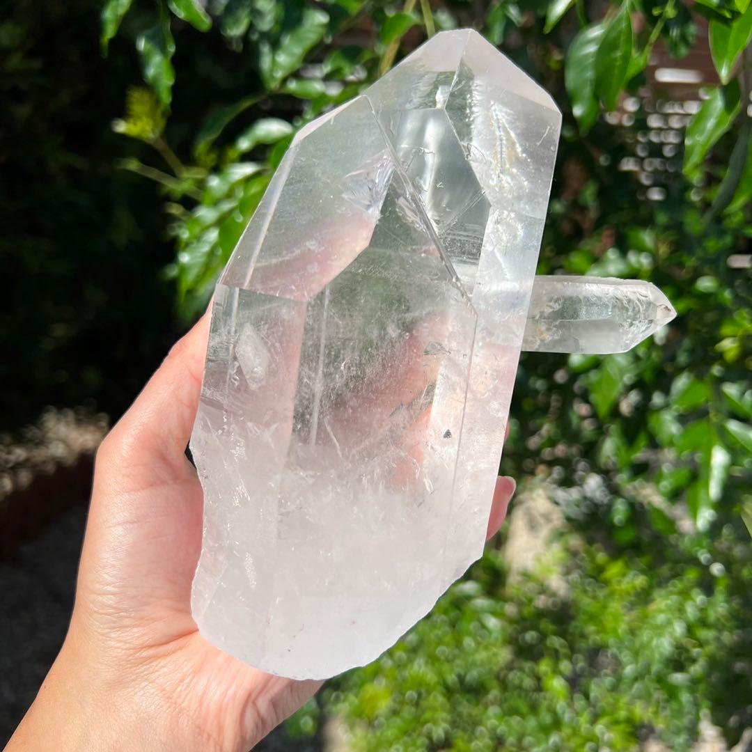 ✳️特別出品☆極みの逸品☆貫入水晶 水晶クラスター 天然石 原石 置物