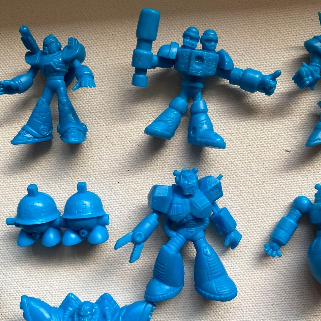 【ばら売り可】ロックマン　ソフビ　フィギュア　青色　8体