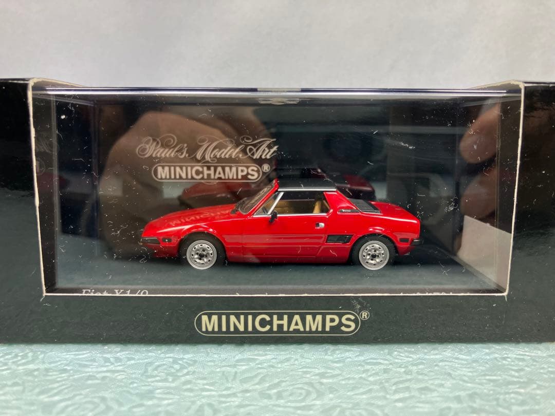 ミニチャンプス　Fiat X1/9 Rosso