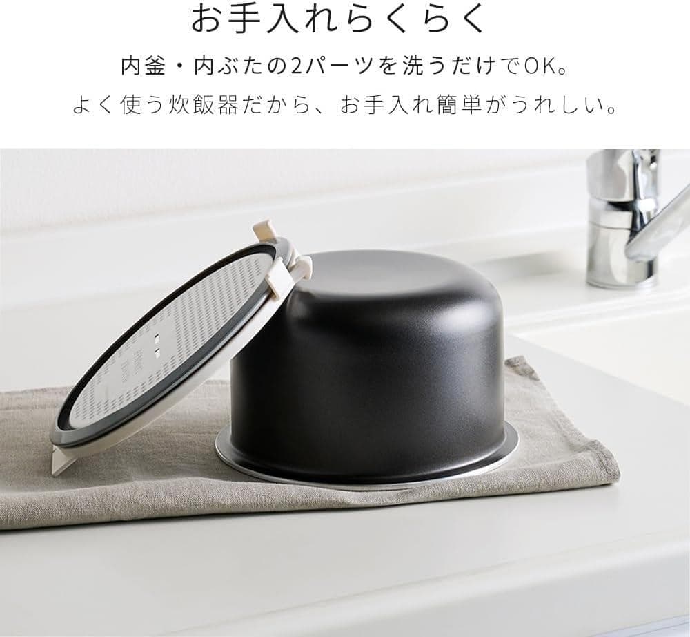 【新品】アイリスオーヤマ ジャー炊飯器 3合 RC-MSA30-W　ホワイト