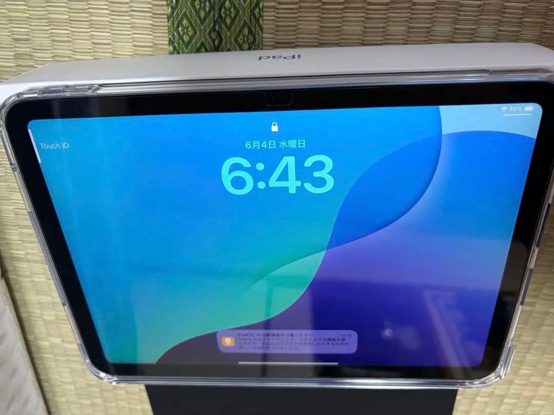 【新品同様】バッテリー100%、ケース、フィルム付iPad 第10世代
