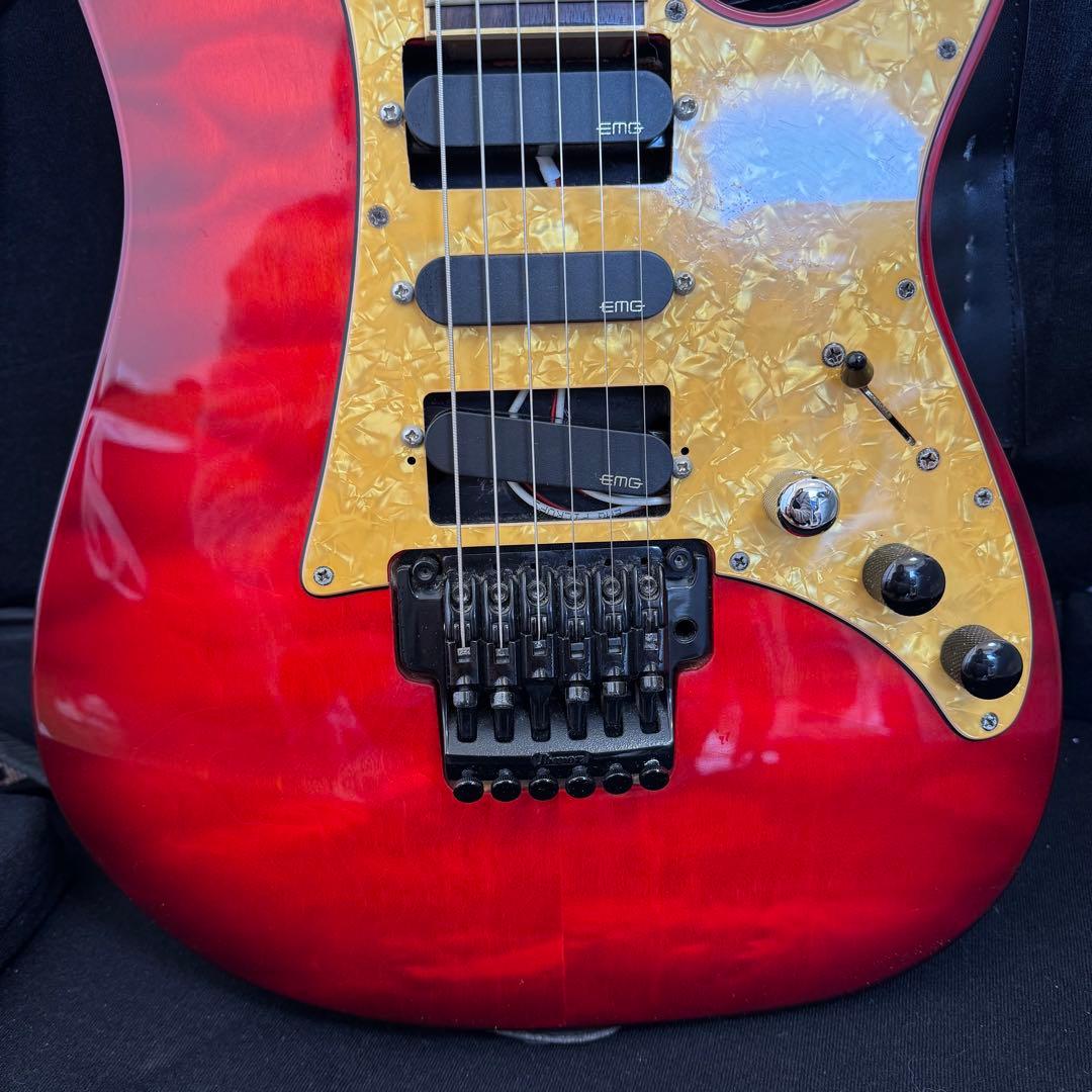 Ibanez RGシリーズ レッドエレキギター アイバニーズ RG350QM