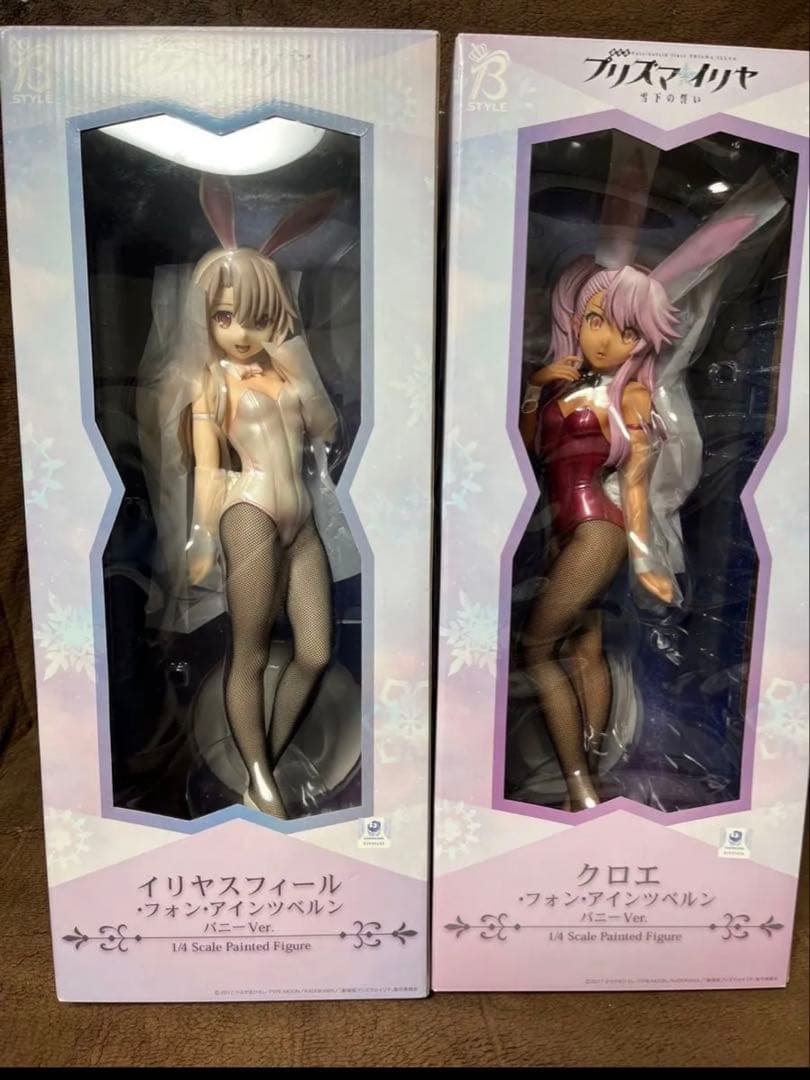 イリヤ・クロエ　バニーVer. 1/4スケールフィギュア 2体セット
