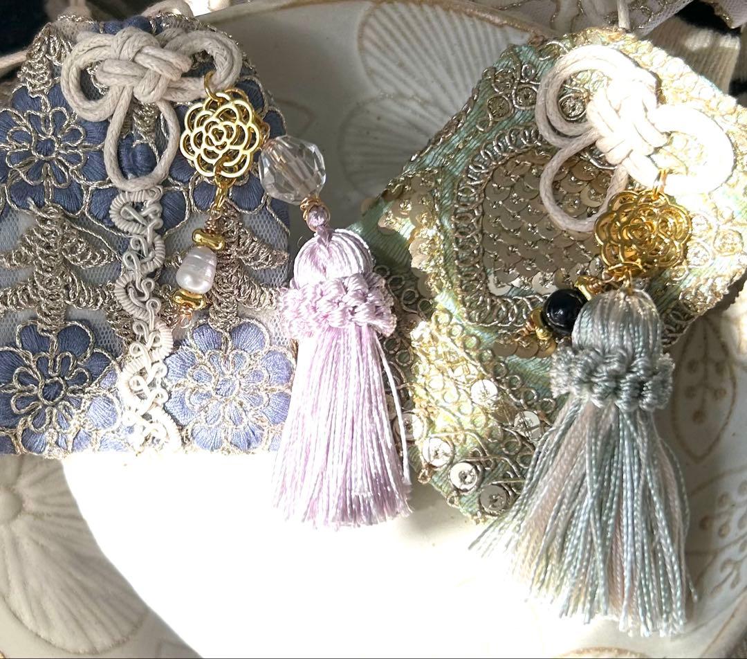 luna様♥️オーダーページ♥️インド刺繍リボンお守り♥️