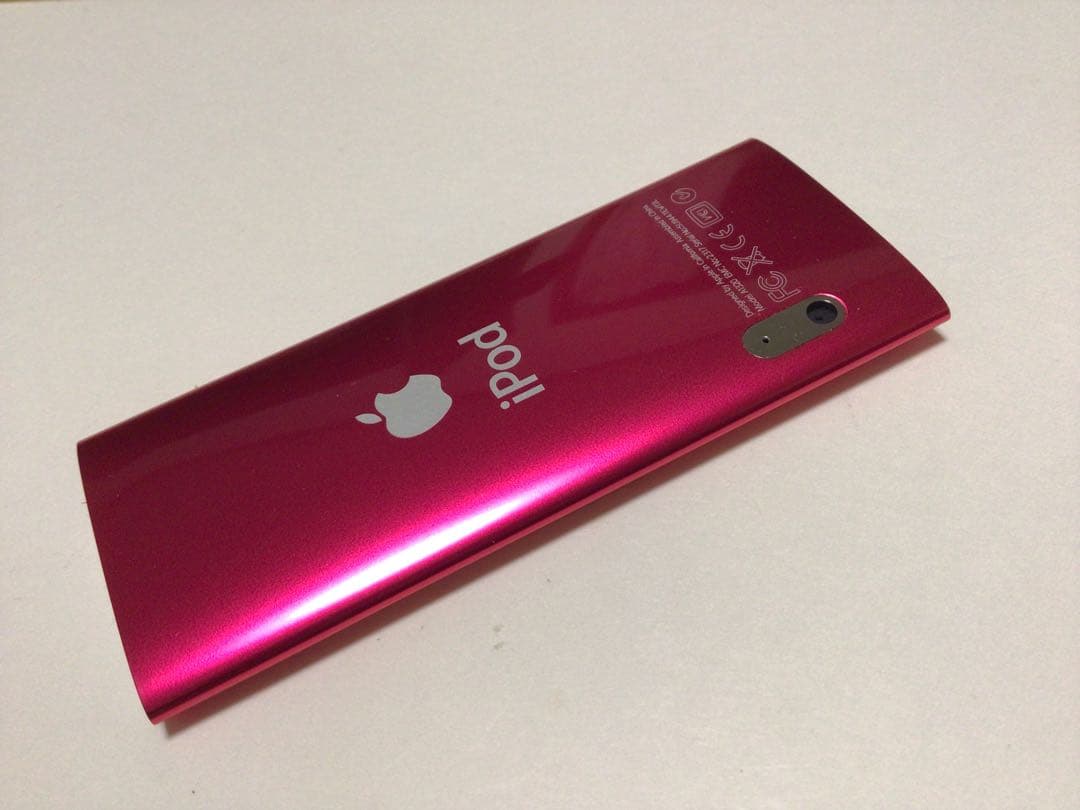 iPod nano 5世代8GBピンクno.196バッテリー交換済、箱付き