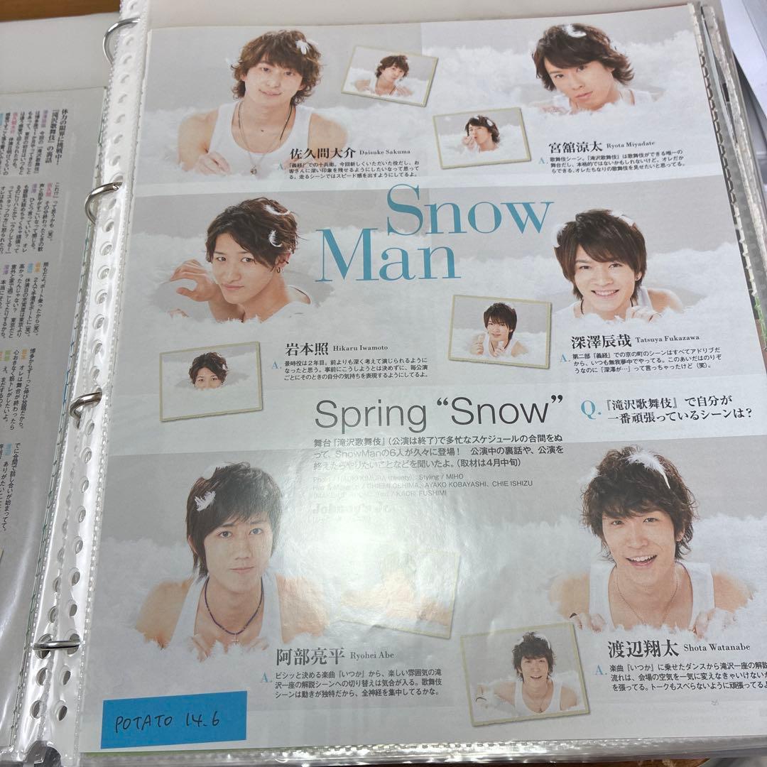 Man 雑誌 切り抜き POTATO