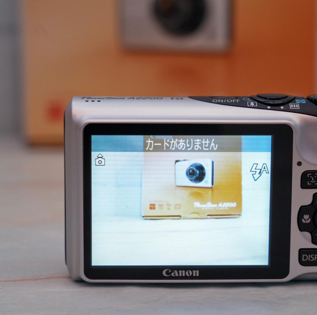 【極美品】Canon PowerShot A2200 シルバー PSA2200