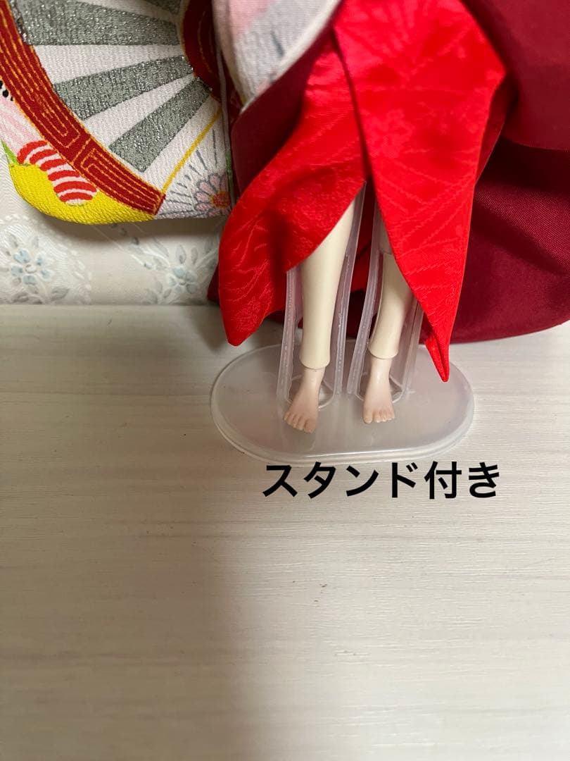 お値下げ！500円オフ！バービー着用可！カスタム黒髪ジェニー人形付き花魁