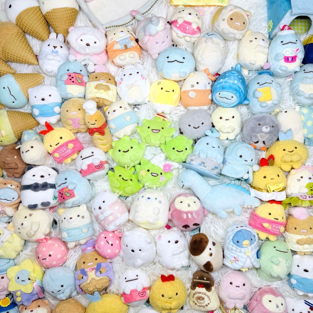 希少 大量 100個以上 すみっコぐらし てのり ぬいぐるみ マスコット まとめ