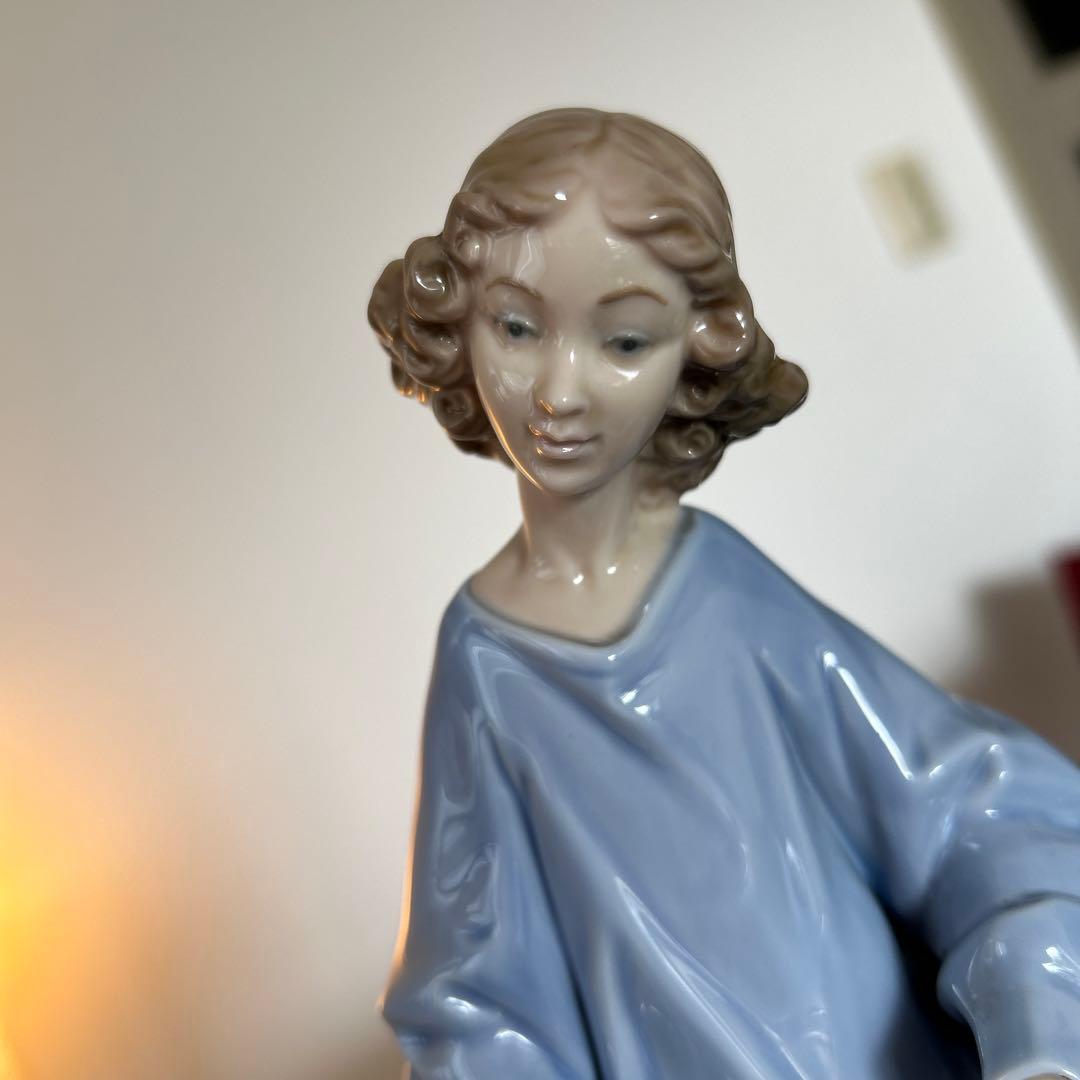 置物 Lladro Angel With Accordion