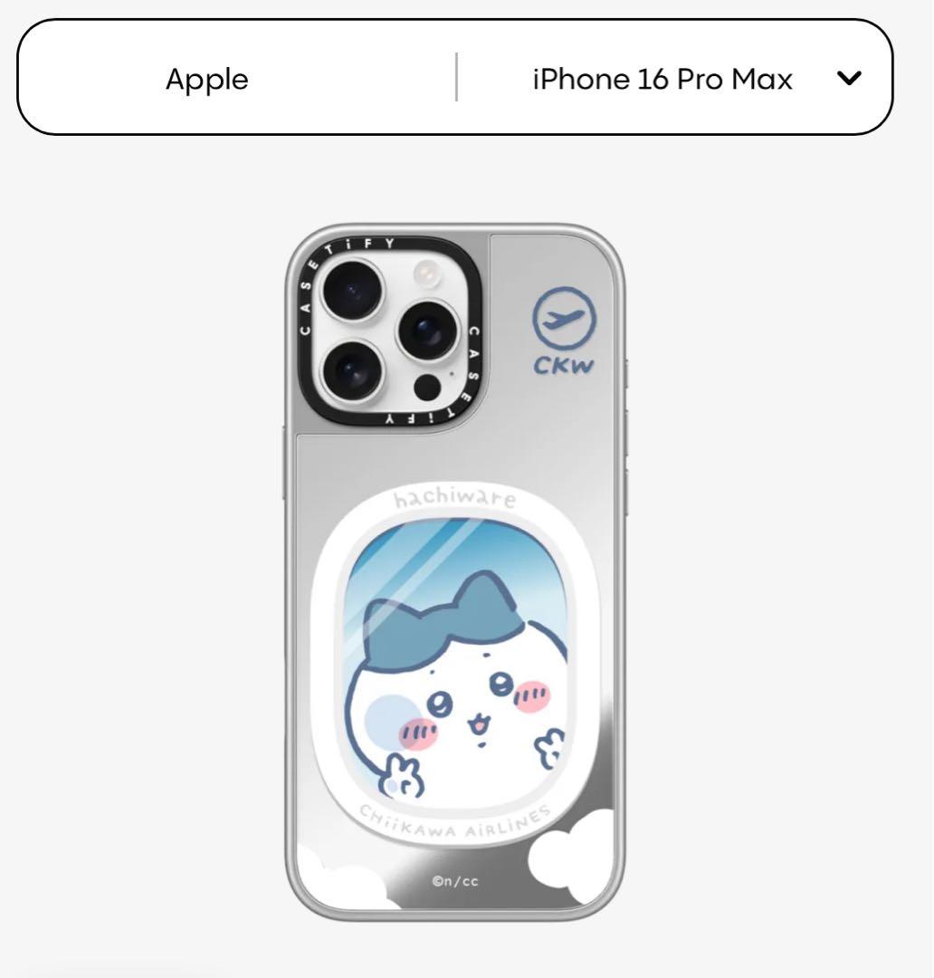 ハチワレ　iPhone16ProMax スマホケース　ケースティファイ　新品