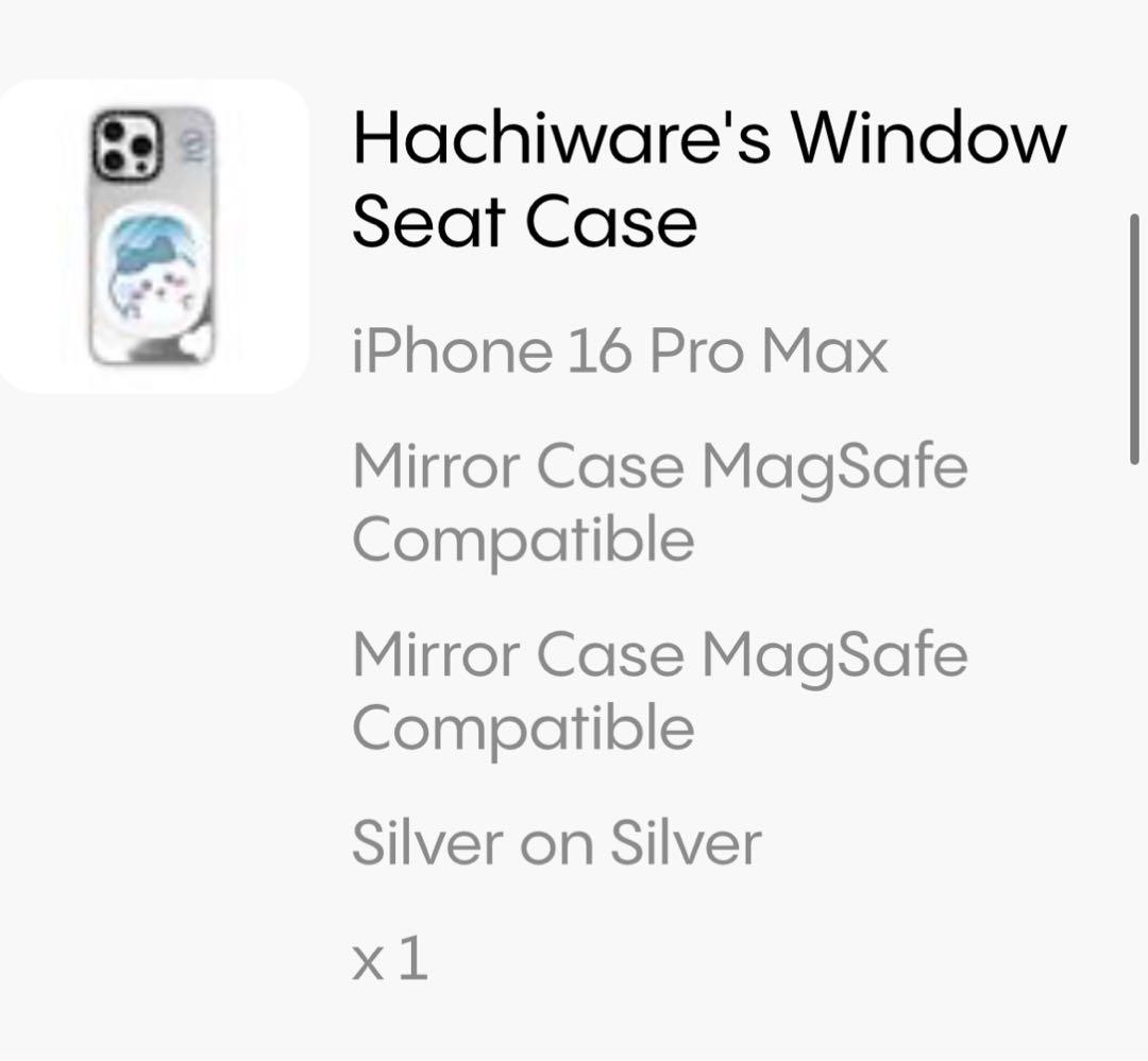 ハチワレ　iPhone16ProMax スマホケース　ケースティファイ　新品