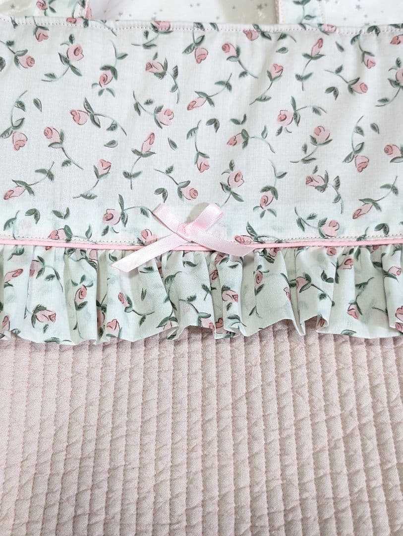 リバティ レッスンバッグ上履き入れ体操服袋 ハンドメイド フローティングフローラ