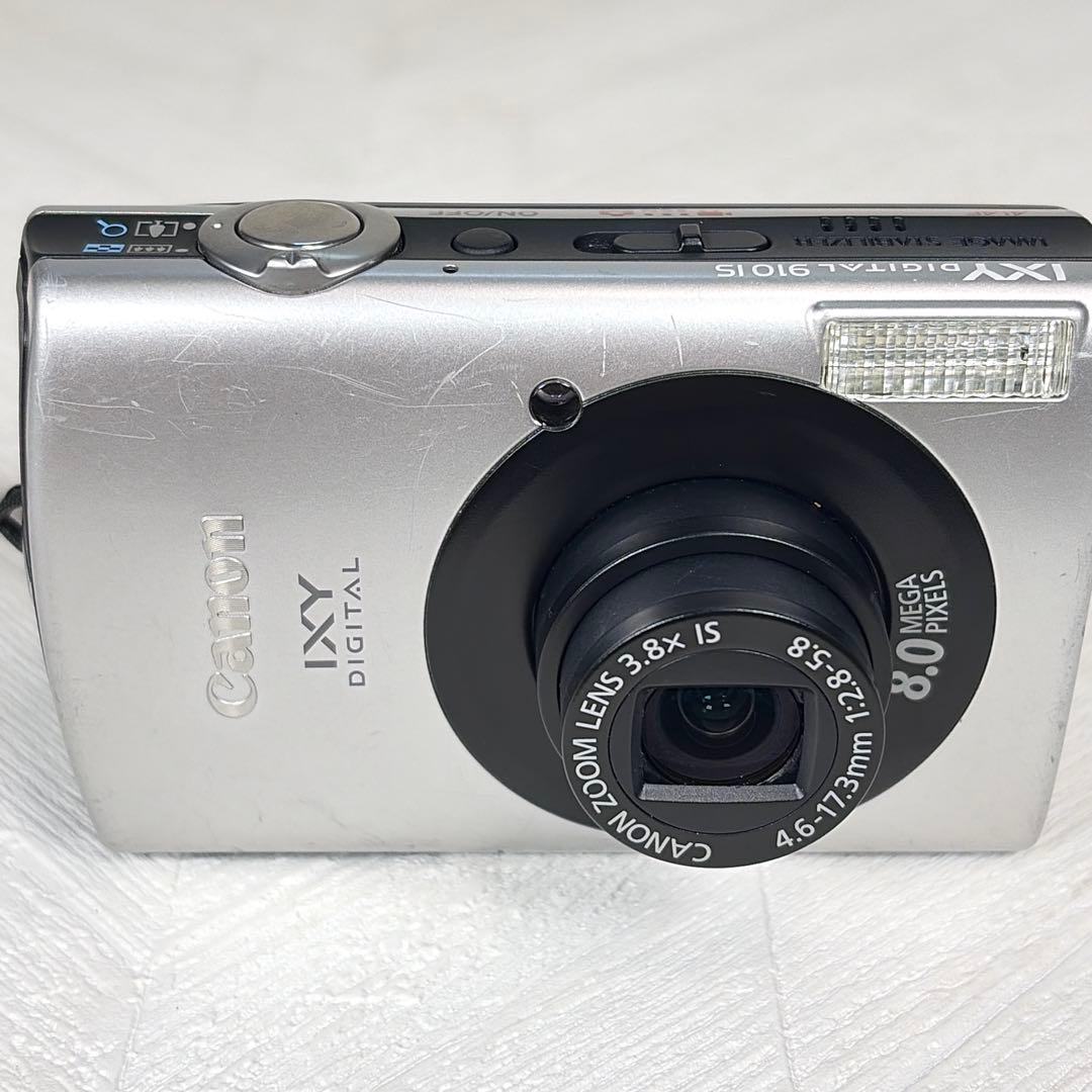 Canon IXY DIGITAL 910 IS シルバー デジカメ 動作品