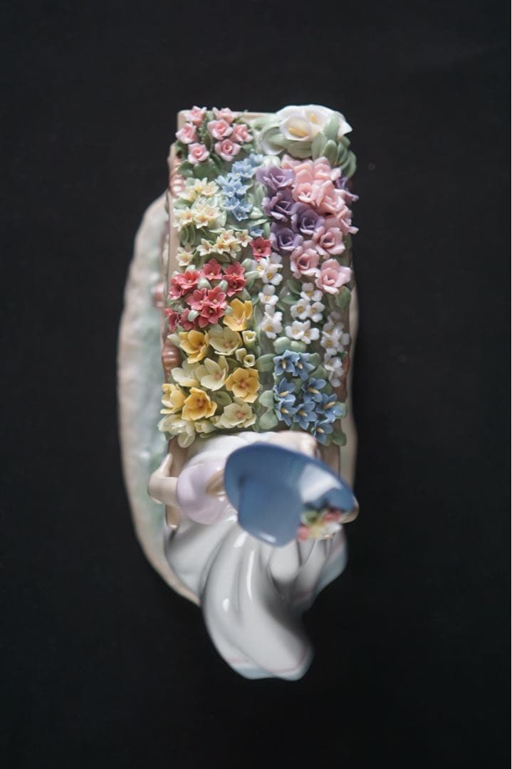 美品 Lladro リヤドロ 可愛いお花屋さん 6521 フィギュリン