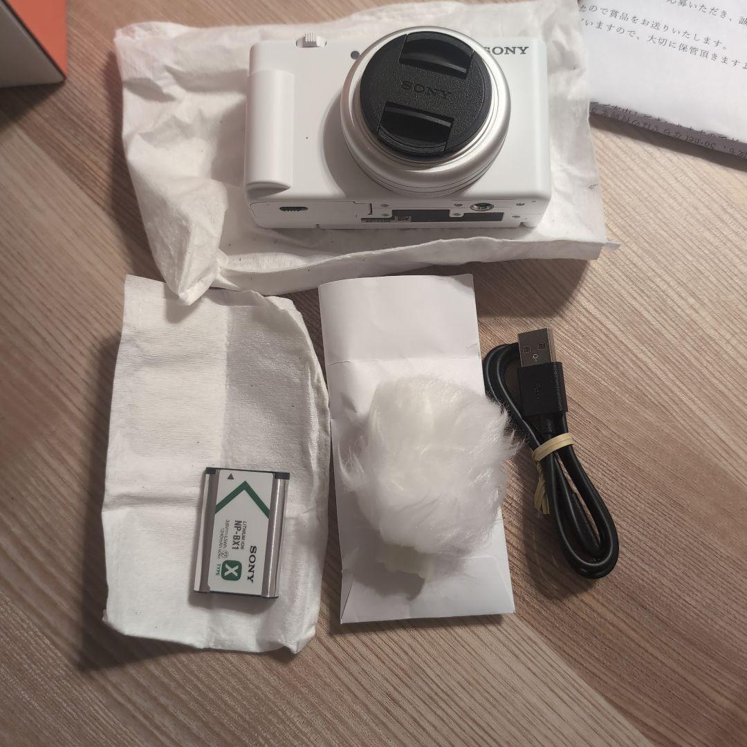 SONY ZV-1F ホワイト デジタルカメラ