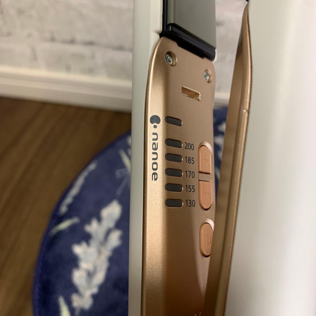 【美品】Panasonic ナノケアストレートヘアアイロンEH-HS99