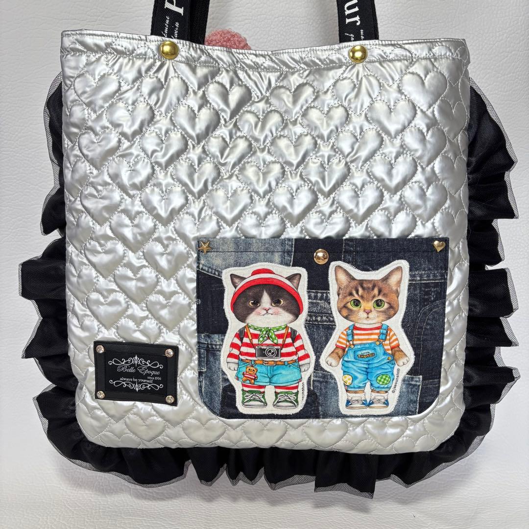や*ん様 コヤンイサムチョン　ウサクマフリルフラットバッグ　ジョーズくん　サンダ