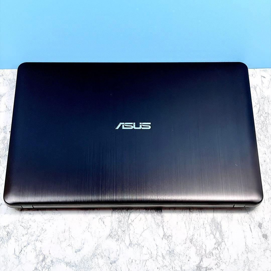 初心者におすすめ✨Win11✨オフィス✨カメラ✨ASUS✨ブラックノートパソコン