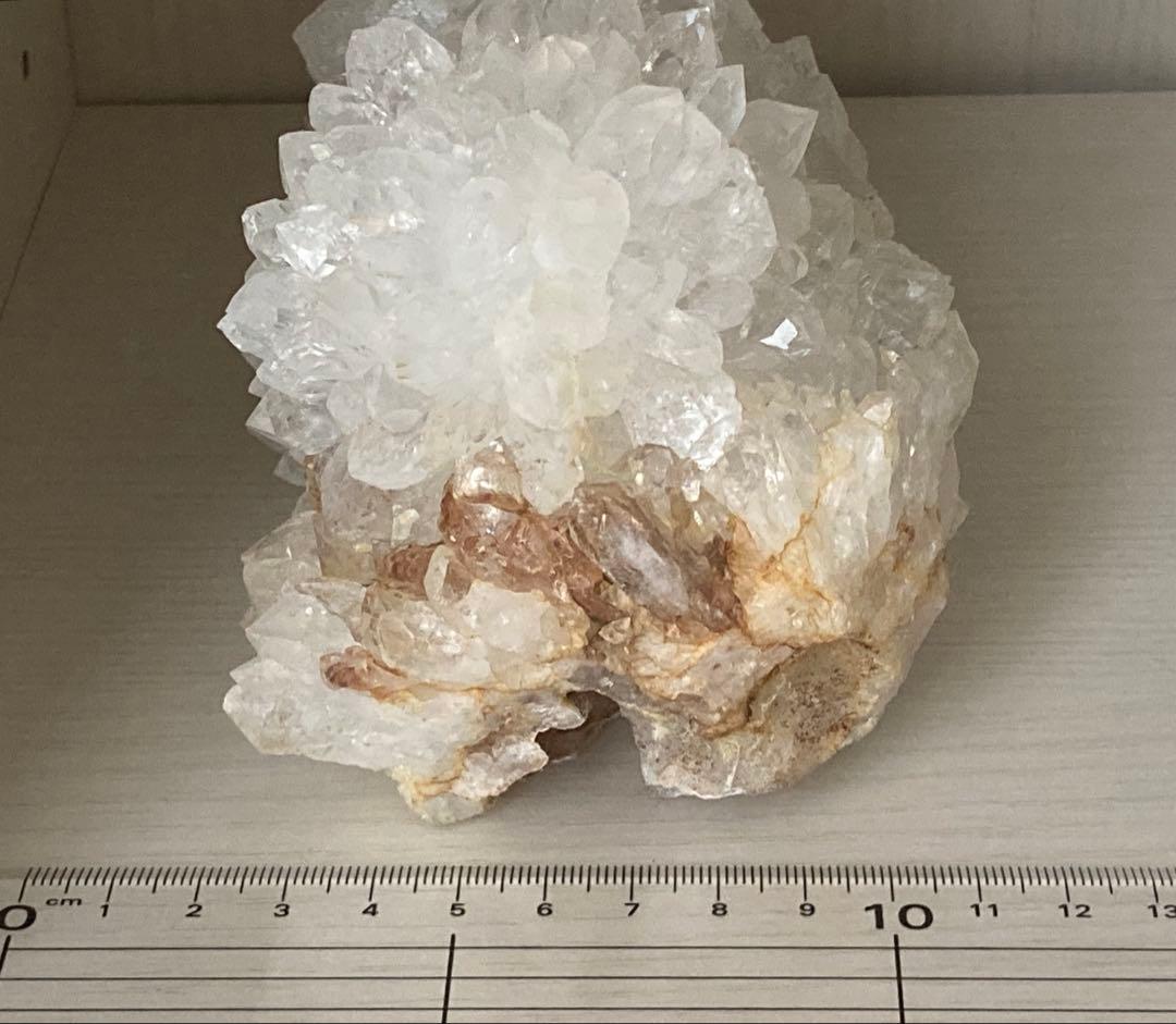 水晶　菊花水晶　クラスタ　原石　鉱物　天然石　パワーストーン　浄化　特大　置物
