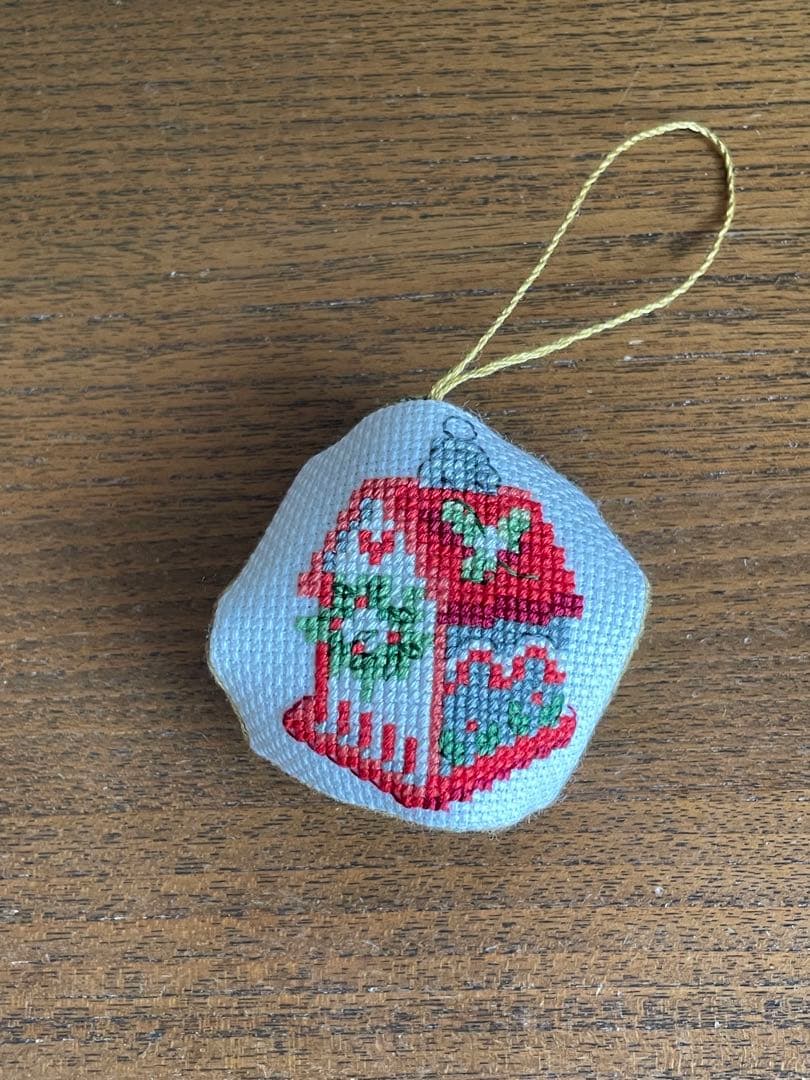 ハンドメイド クリスマスオーナメント 完成品 セット クロスステッチ オーナメン