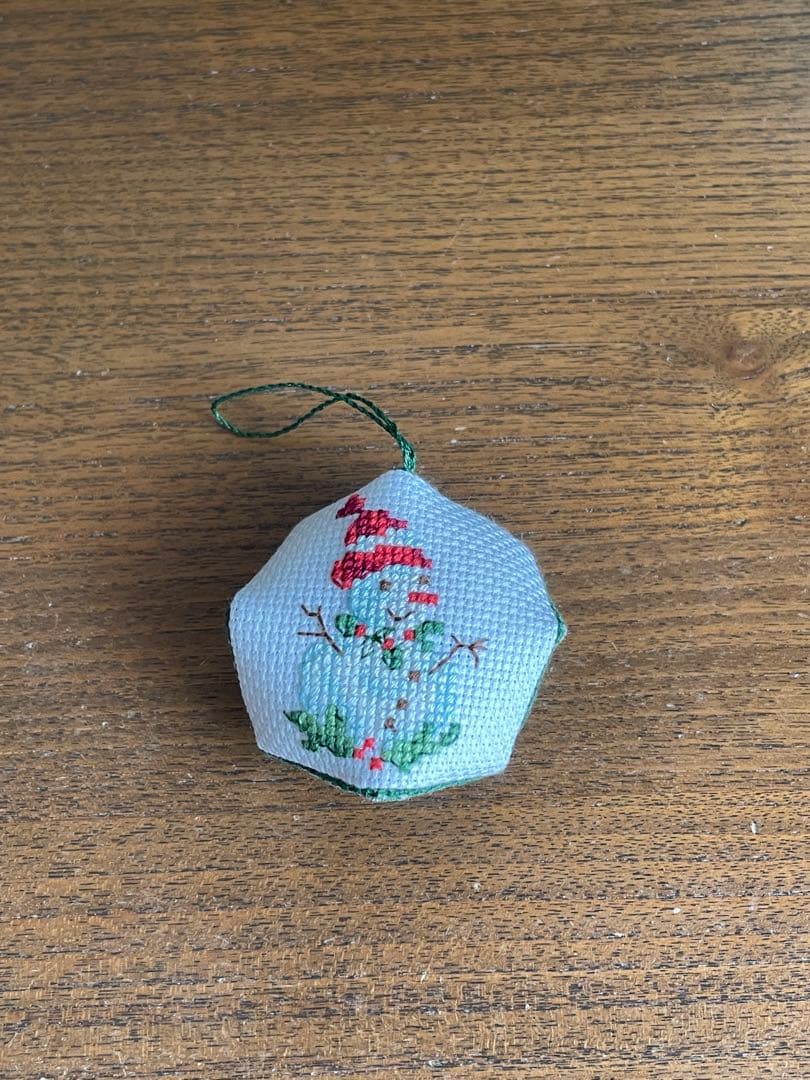ハンドメイド クリスマスオーナメント 完成品 セット クロスステッチ オーナメン