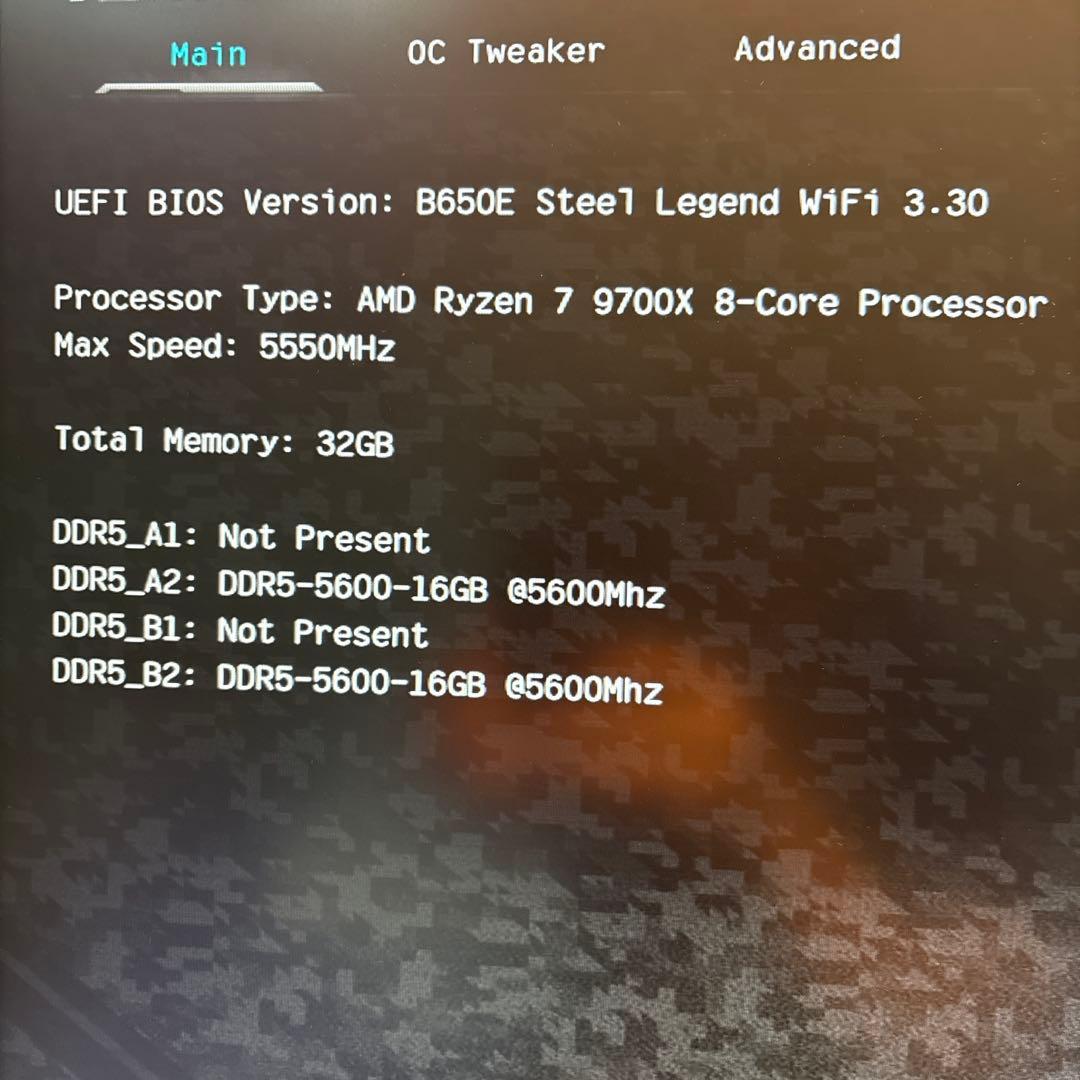 （美品）B650 Steel Legend WiFi マザーボード