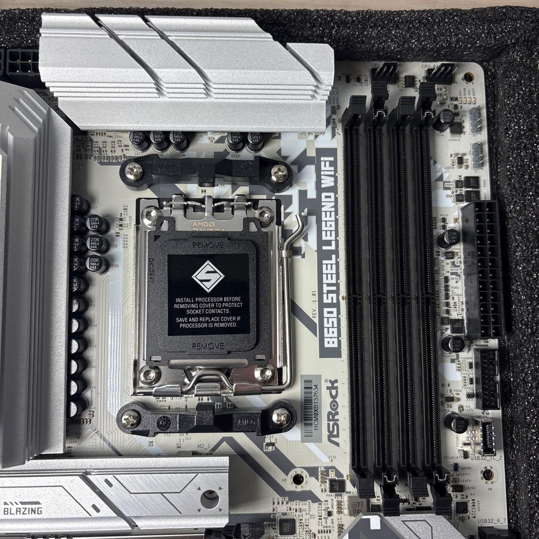 （美品）B650 Steel Legend WiFi マザーボード