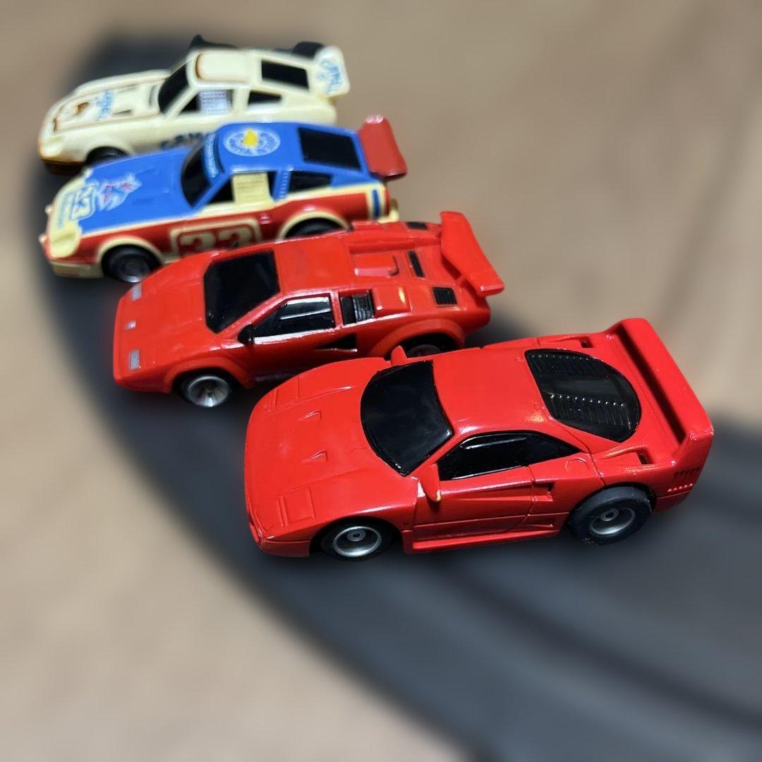★4台 HOスロットカー フェラーリ チューンナップカウンタック