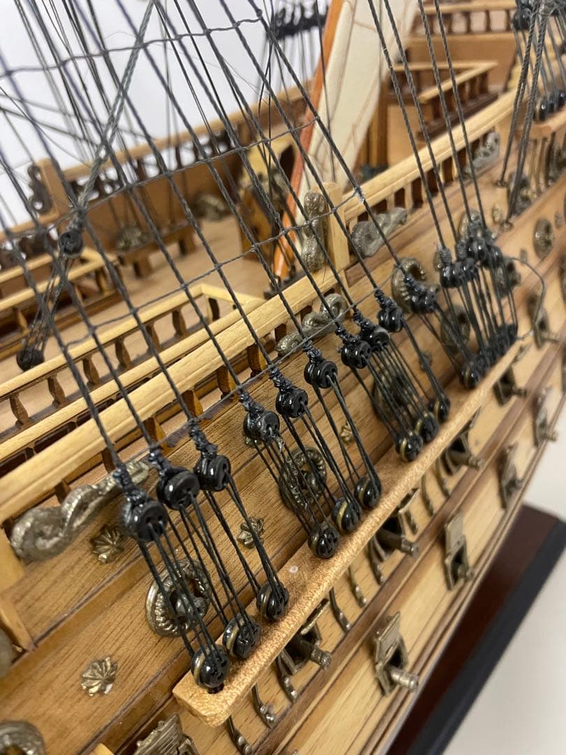 大航海時代の大型木製帆船模型　サンフェリペ号