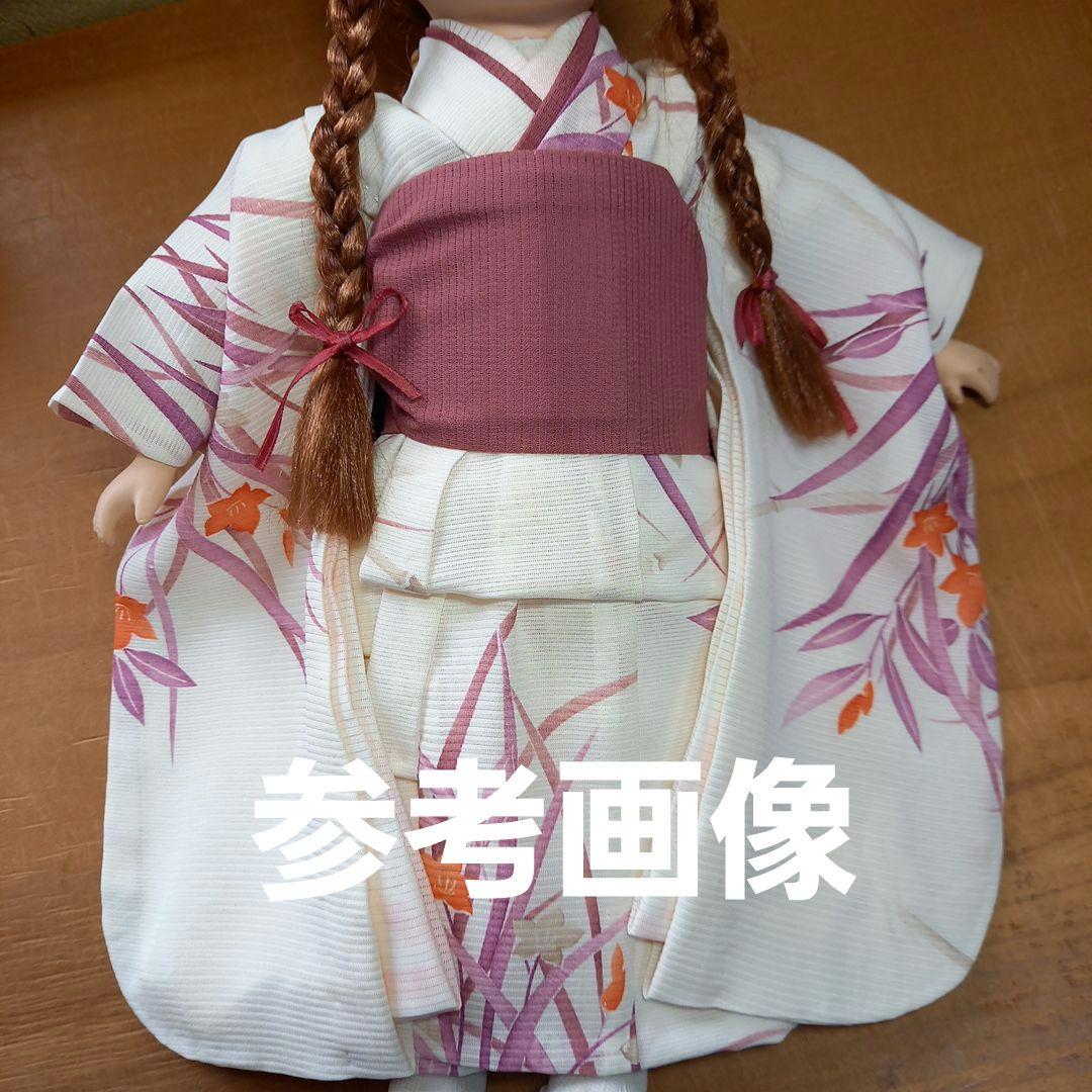 市松人形　10号 単衣　着物　帯　ドール　絽　夏の装い　襦袢　着せ替え