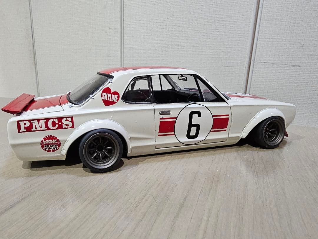 京商　NISSAN SKYLINE 2000GT-Ｒ　RACING　NO.6