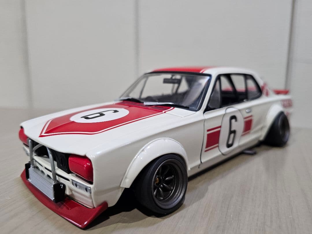京商　NISSAN SKYLINE 2000GT-Ｒ　RACING　NO.6