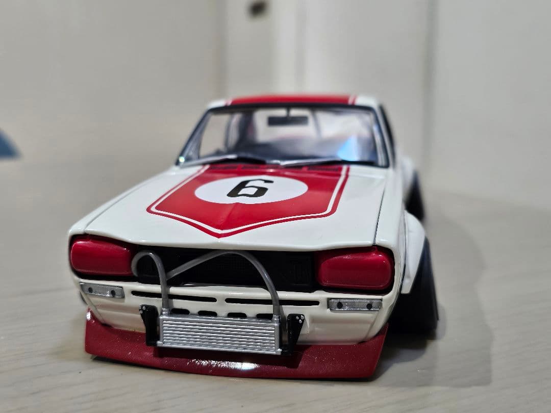 京商　NISSAN SKYLINE 2000GT-Ｒ　RACING　NO.6