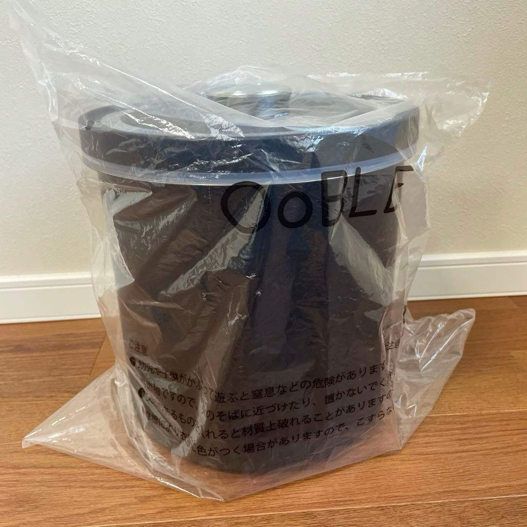 OoBLE 真空収納容器 13L ブラック BLACK 米びつ