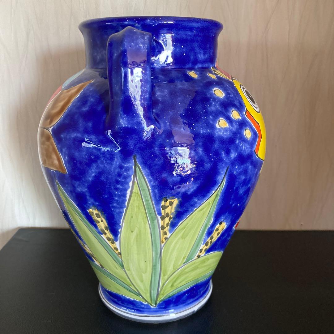 ニーノパルッカ　シチリア陶器　花瓶　イタリア