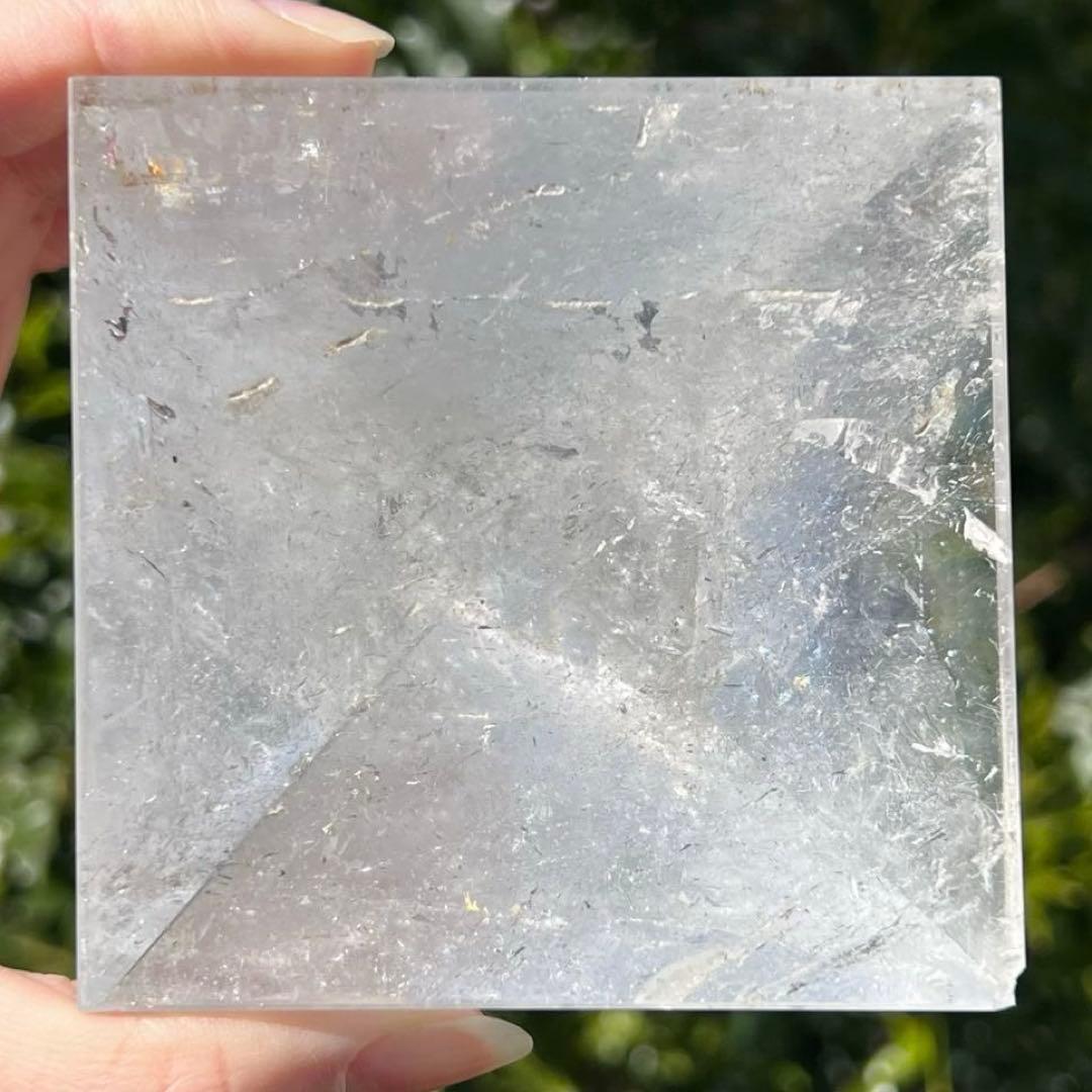 ✳️✨高透明！聖なる山からの贈り物✨ヒマラヤ産 レインボー水晶 ピラミッド 天然石