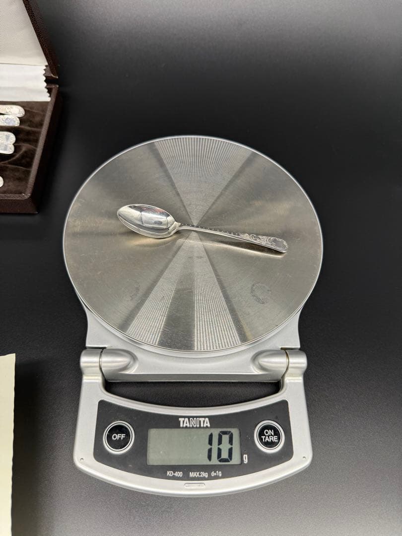 保証書付、Sterling Silver コーヒースプーン 6本セット