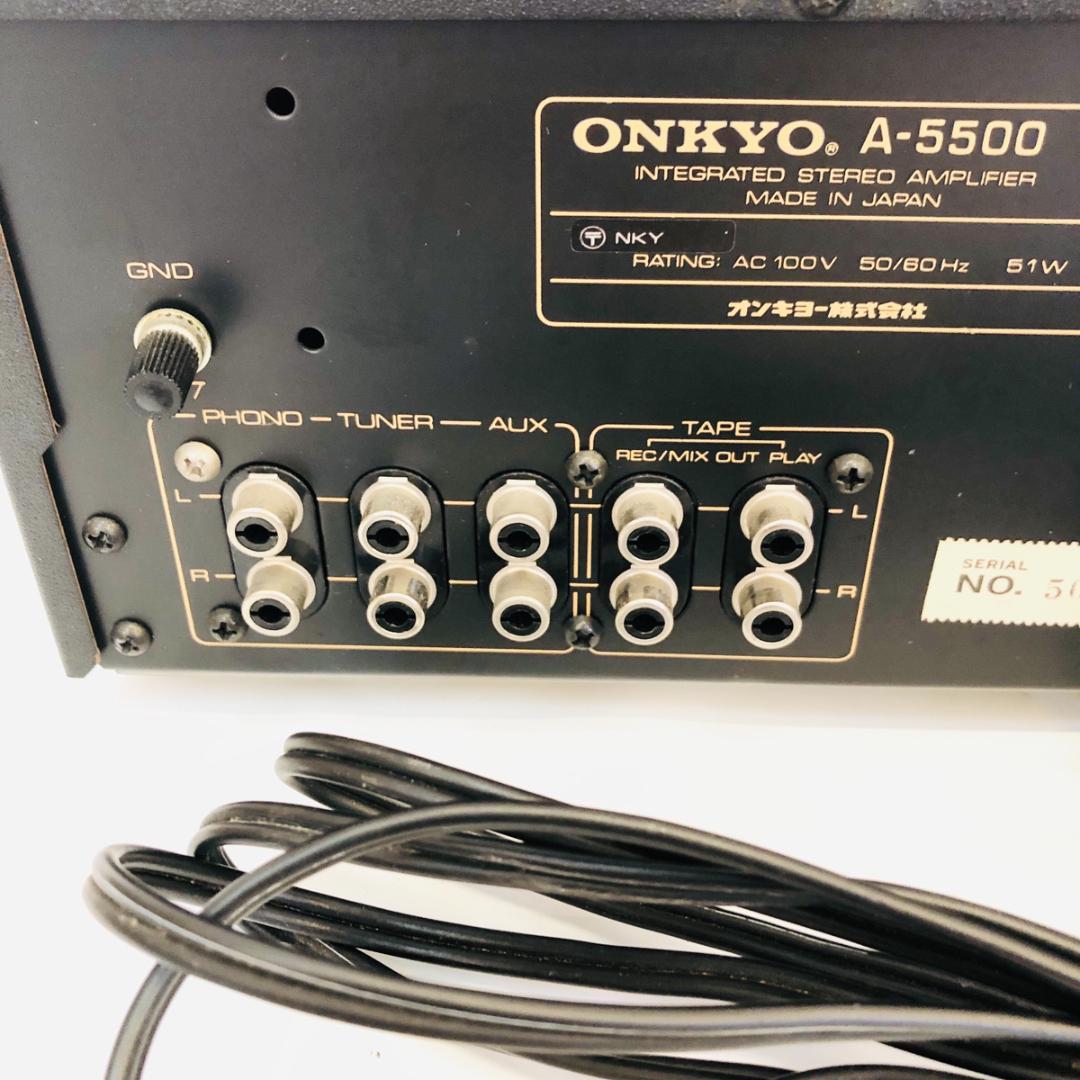 ONKYO オンキヨー プリメインアンプ A-5500 「5877」