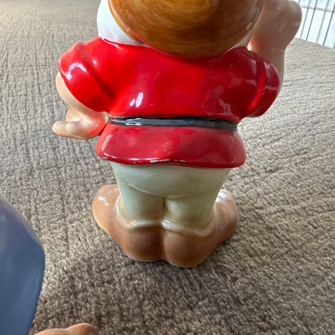 ディズニー 七人の小人 陶器 高さ約19cm ビンテージ コレクション