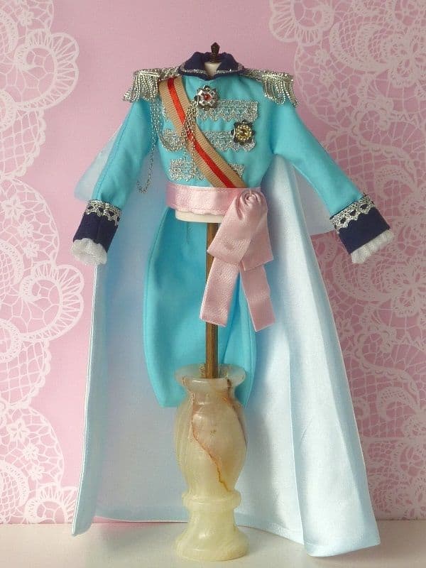 宝塚歌劇男役風衣装「オスカル・水色軍服」