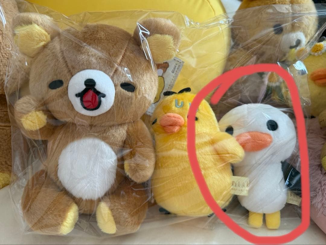 受注生産 リラックマ「stay with me」テーマ ペンギンぬいぐるみ